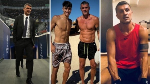 57岁马尔蒂尼依然保执绝佳形体，米体：历久坚执考验并细心饮食