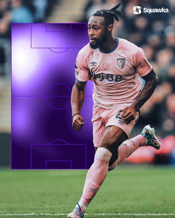 塞梅尼奥病笃三区9次夺球权英超最多，伯恩茅斯14球中9球有他参与