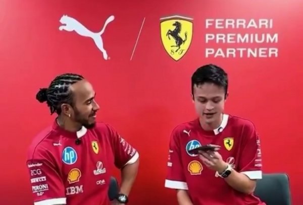 F1车手汉密尔顿QA：足坛最可爱维尼修斯和内马尔 观赏梅西的技能