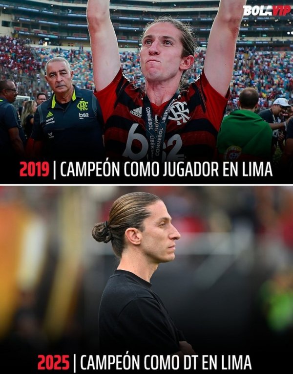 费利佩·路易斯当作主帅、球员均夺得目田者杯冠军，是历史第9东说念主